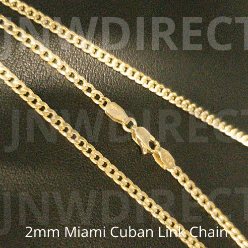 10K YELLOW GOLD 1.5MM-3.5MM CUBAN CHAIN CURB LINK PENDANT NECKLACE 16" 24" 10K YELLOW GOLD 1.5MM-3.5MM CUBAN CHAIN CURB LINK PENDANT NECKLACE 16" 24"